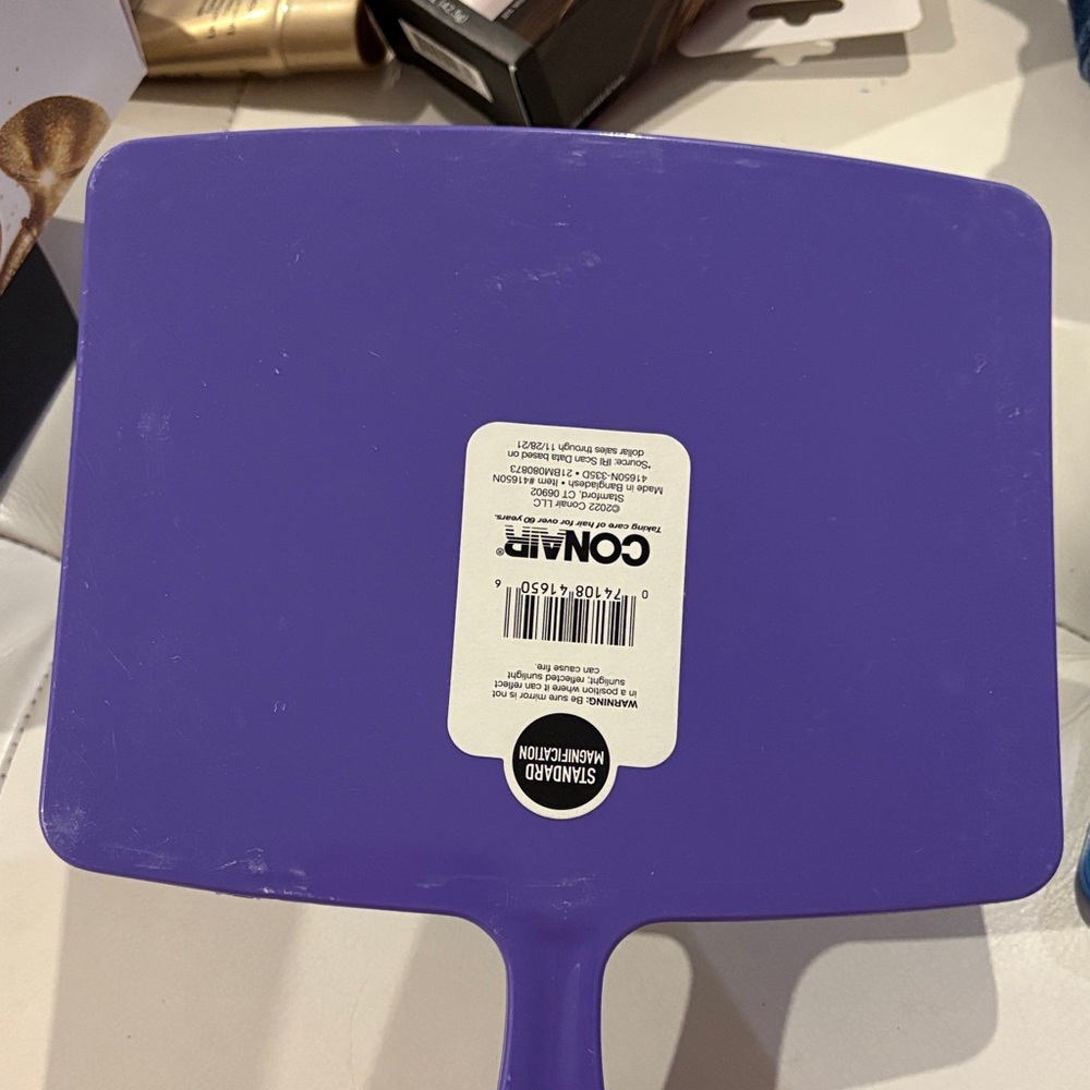 Conair 2 Handheld Mirrors in Purple and Blue - Picture 10 of 11